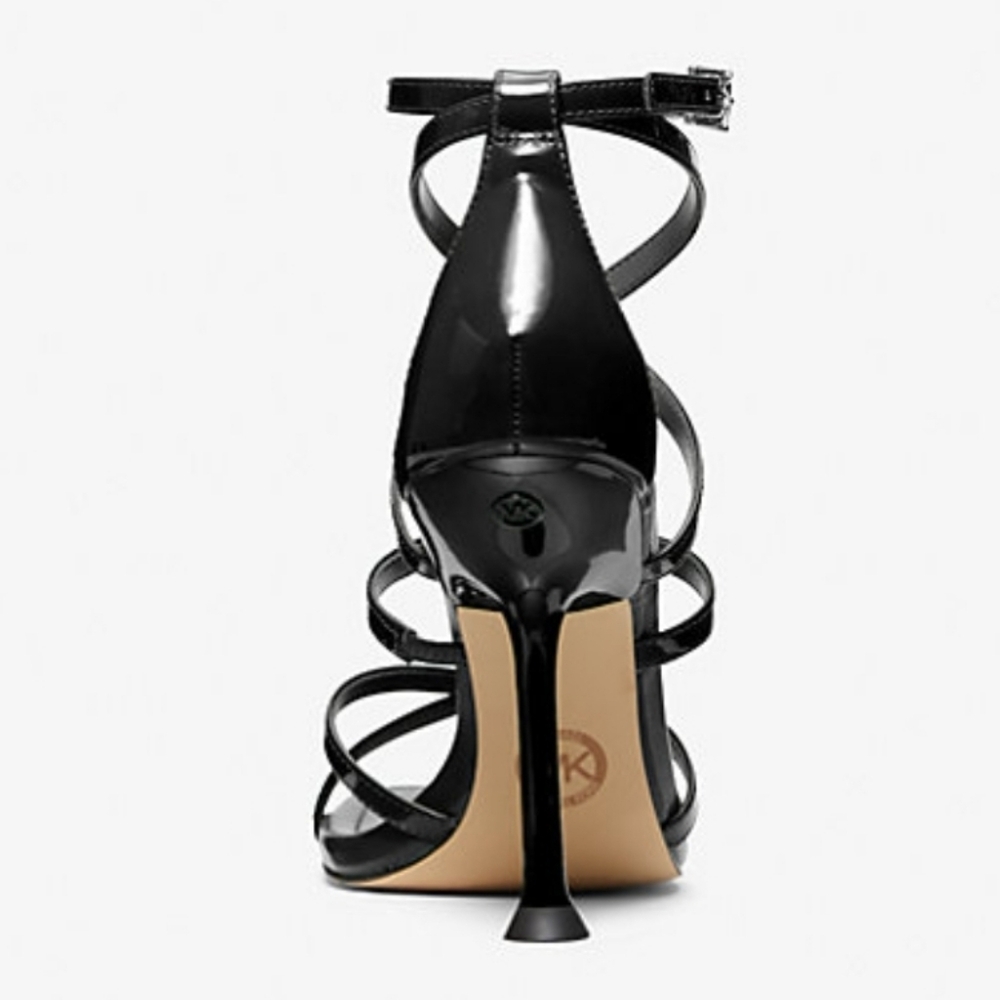 Michael Kors 'Imani' Strappy Heel Sandals Black Womens Size 7.5 NWT NIB - Picture 3 of 3